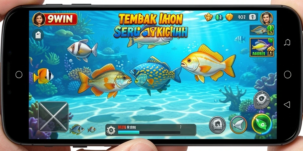 Tampilan menarik dalam gameplay Tembak Ikan 9WIN yang seru.