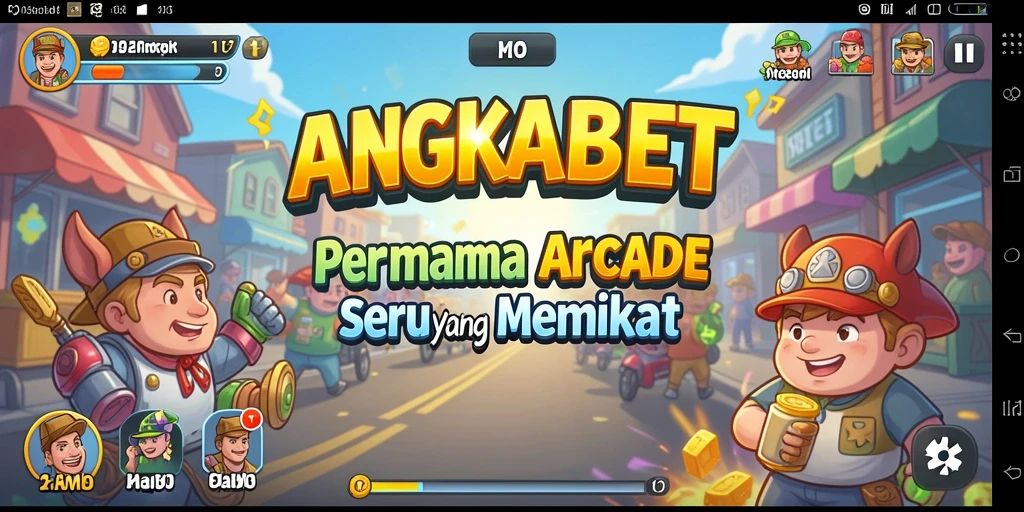 Tampilan screenshot <strong>ANGKABET</strong> menampilkan momen seru dalam gameplay Arcade.