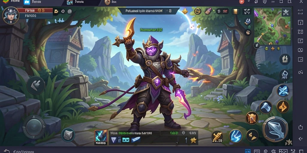 Tampilan gameplay yang seru dalam dunia MMORPG