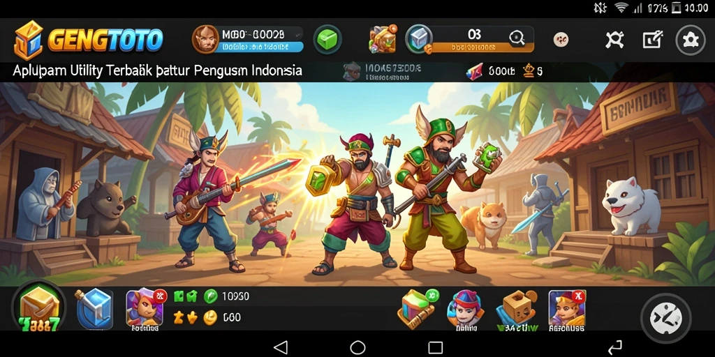 Tampilan antarmuka GENGTOTO yang intuitif dan fungsional