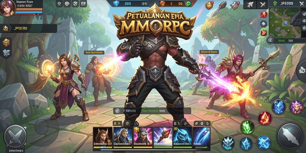 Gameplay seru dari JP6789 dalam dunia MMORPG yang menantang.