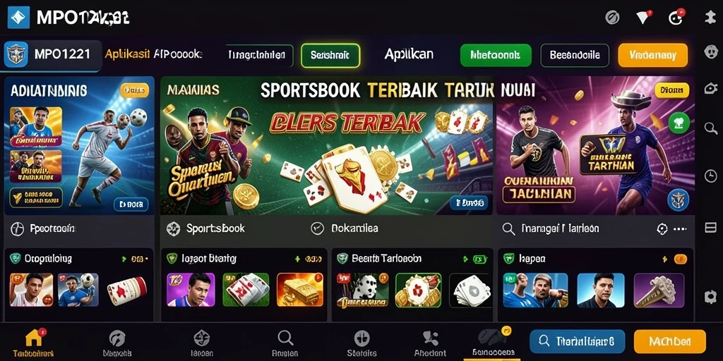Tampilan menarik dengan fitur taruhan langsung dalam MPO1221.
