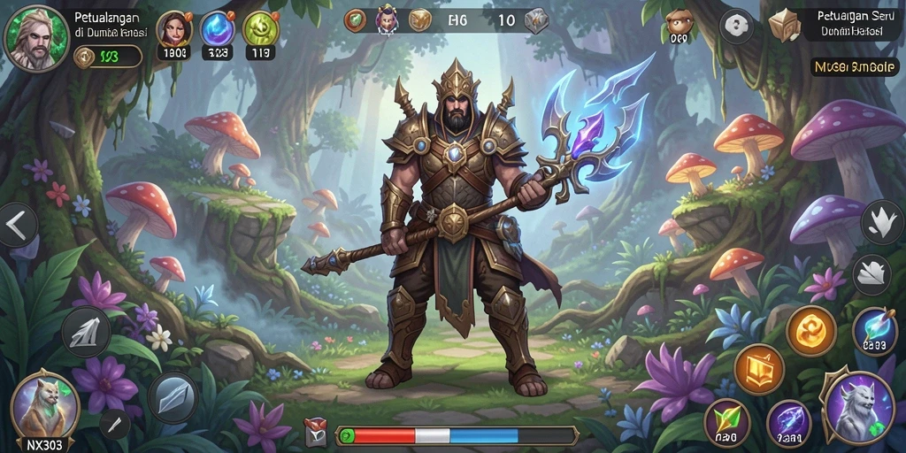 Tampilan gameplay seru dan menantang di NX303.