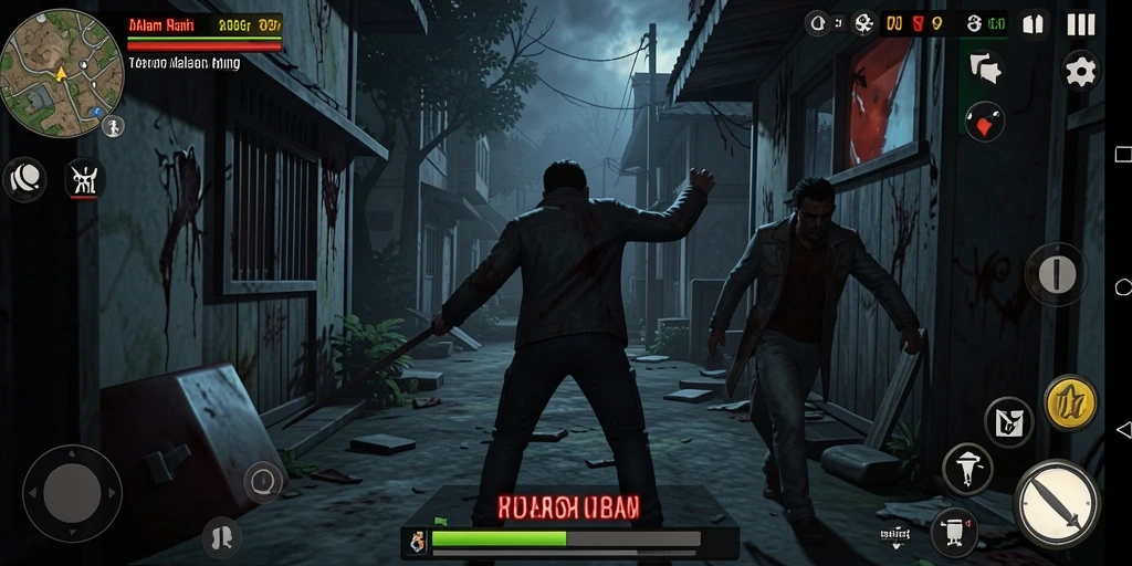 Screenshot OJA89 menampilkan suasana mencekam penuh kegelapan dan ketegangan.