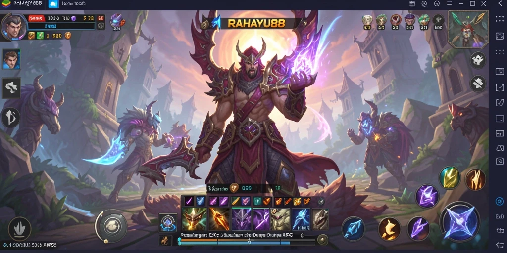 Tampilan gameplay RAHAYU88 yang mendebarkan dan penuh aksi.