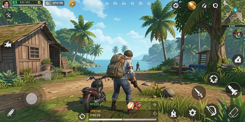 Tampilan gameplay RP6789 menampilkan dunia virtual yang kaya dan imersif.