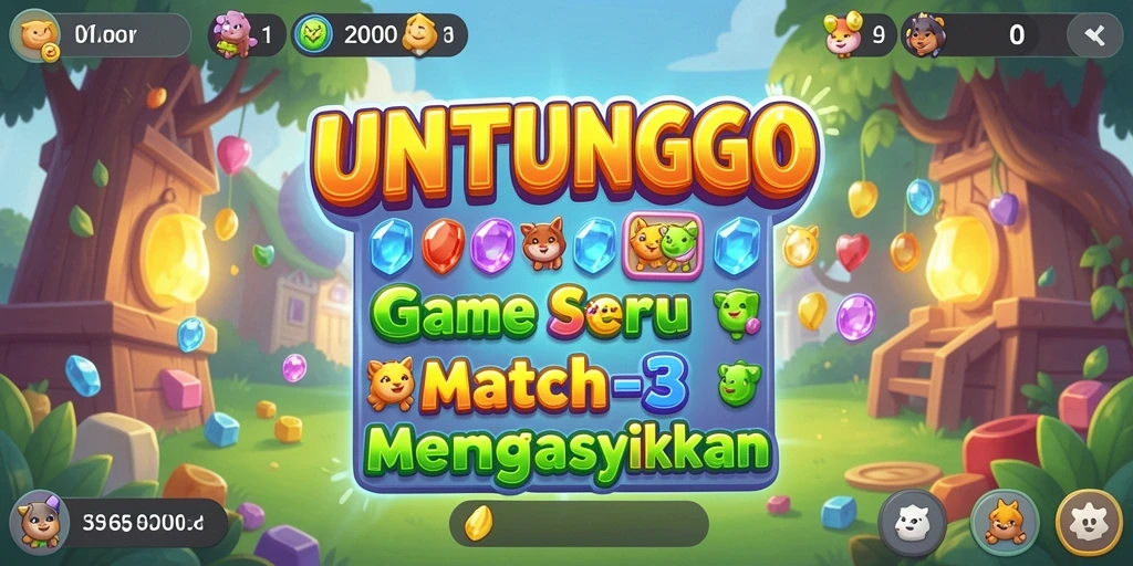 Screenshot UNTUNGGO menampilkan gameplay seru dan grafis cerah.
