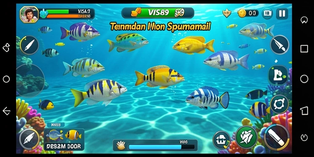 Tampilan gameplay dari VISA89 yang seru dan penuh aksi.